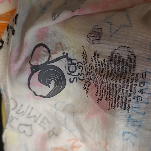 Graffiti style multi color tank top women's size small - Picture 4 of 4